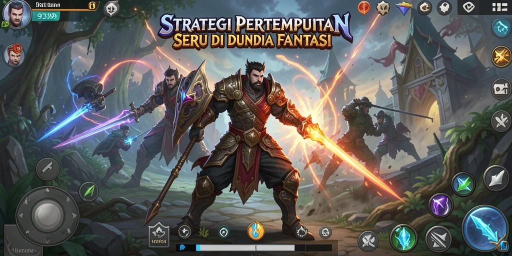 Tampilan gameplay epik di <strong>9399</strong> dengan pertempuran strategis.