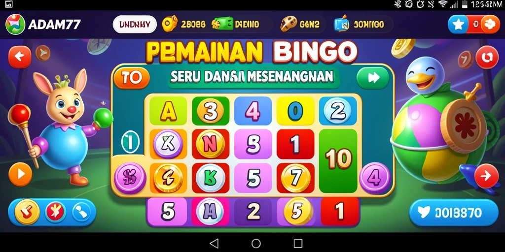 Tampilan gameplay <strong>ADAM77</strong> yang seru dan menantang di Bingo.