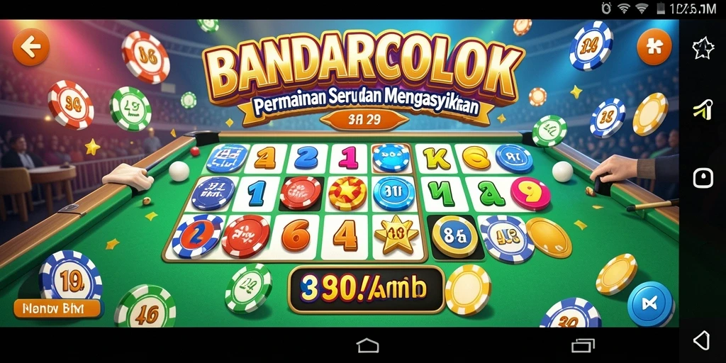Tampilan gameplay seru dan interaktif di BANDARCOLOK.