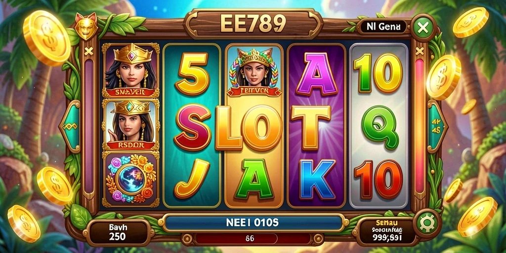 Gameplay Slot seru di EE789 dengan grafis menakjubkan.