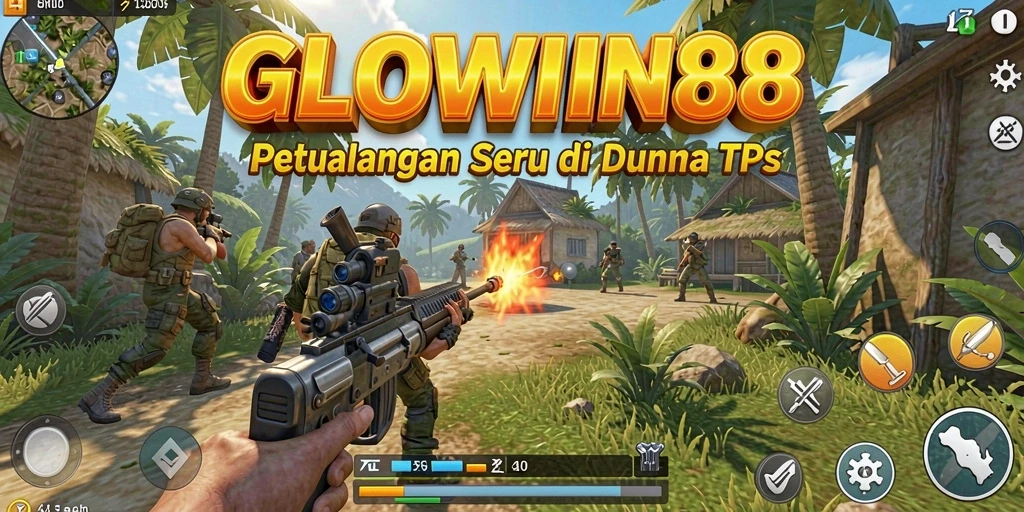 Tampilan menakjubkan dari gameplay GLOWIN88 yang seru.