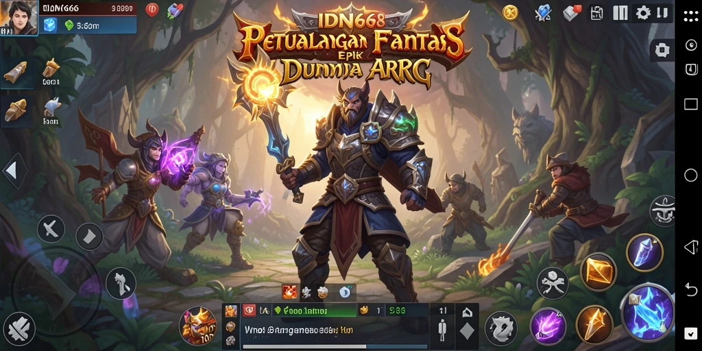 Gameplay seru dan mendebarkan di dunia ARPG IDN668.
