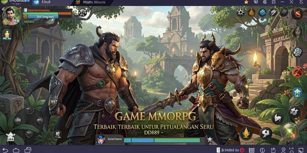 Tampilan gameplay seru dan interaktif dari IDR89 dalam dunia MMORPG.