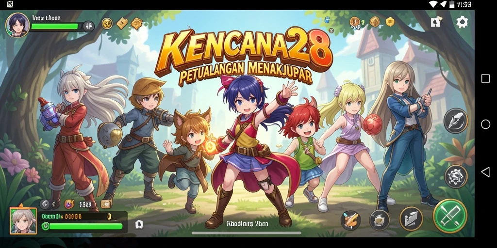 Gameplay seru KENCANA28 dengan grafik anime yang menakjubkan.