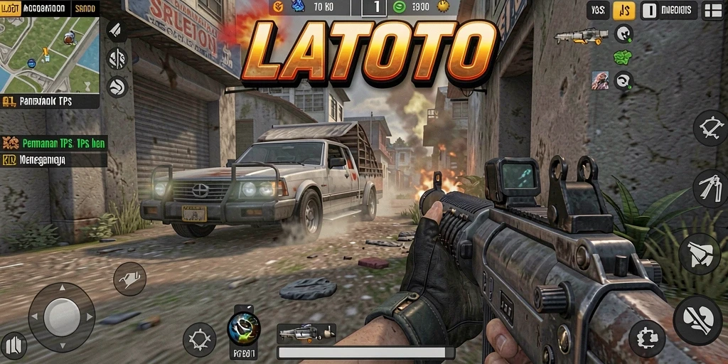 Tampilan gameplay LATOTO yang memukau dan penuh aksi.