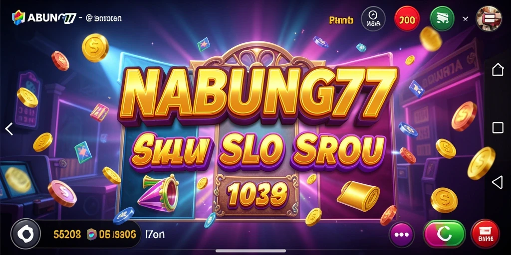 Tampilan gameplay NABUNG77 yang menarik dan penuh warna.