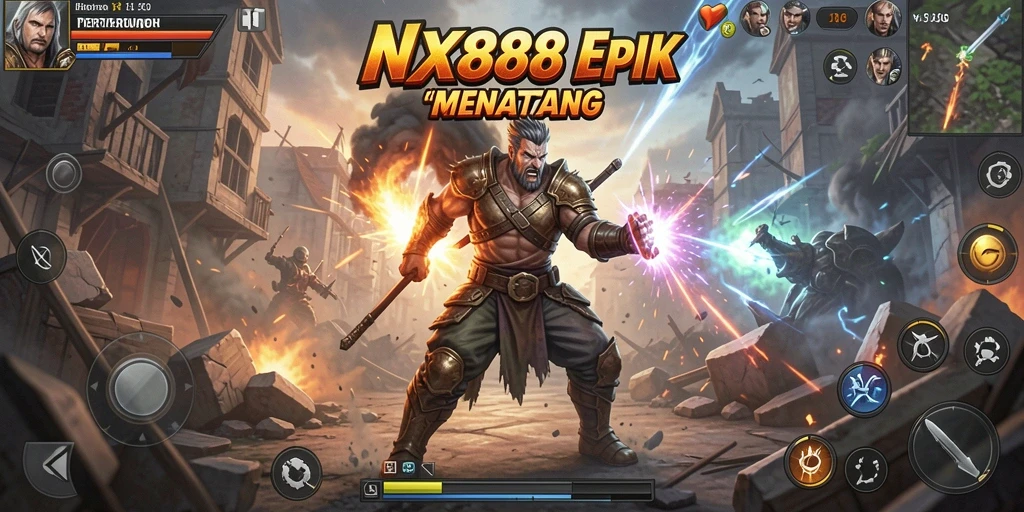 Tangkapan layar menampilkan pertarungan seru di NX888.