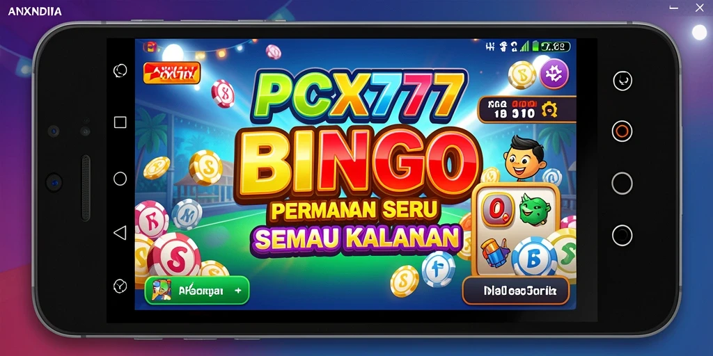 Tampilan gameplay Bingo seru di PCX777 dengan pemain aktif.