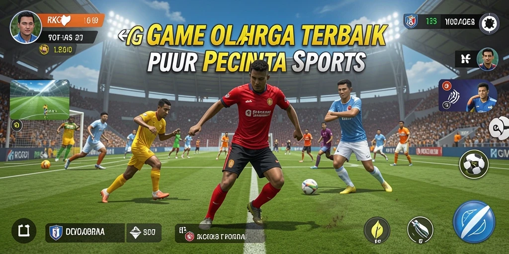 Gameplay menarik dari RKGG yang menunjukkan aksi olahraga di dalam game.