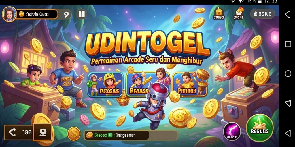 Tampilan gameplay seru dengan tantangan yang mendebarkan.