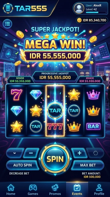 Antarmuka pencarian aplikasi di tar555 yang intuitif dan cepat.